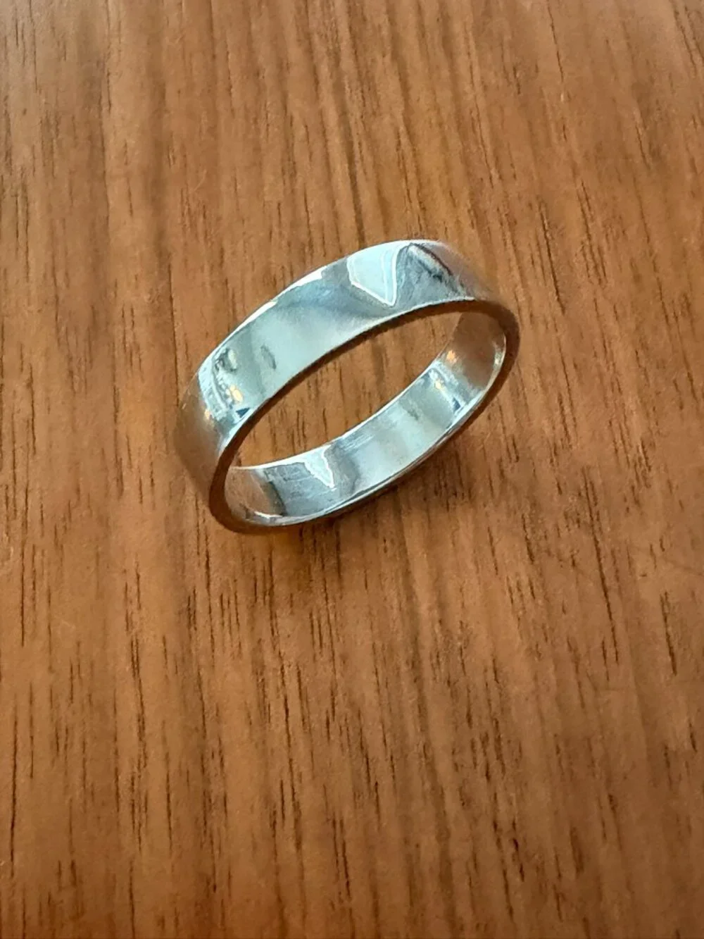 Men's 925 Sterling Silver Band Ring Size 12